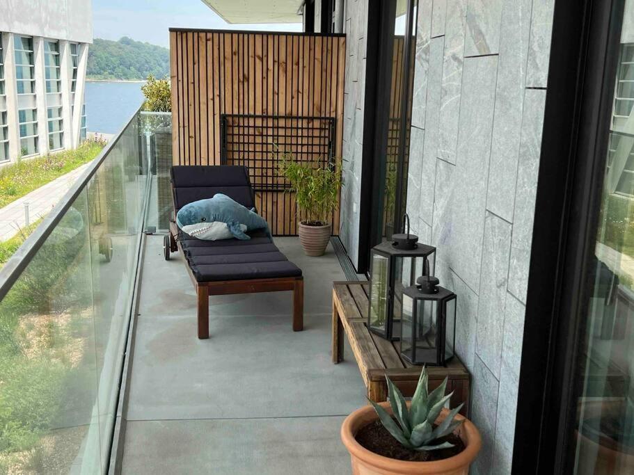 Bo Med Stil Og Udsigt Til Aarhus Lystbadehavn Apartment Exterior photo